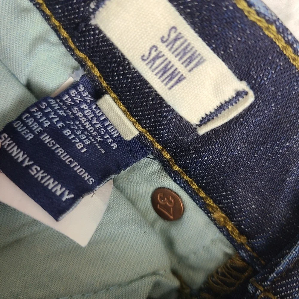 Madewell Jeans Womens‎ 24 Blue Skinny Skinny Dark Wash Denim